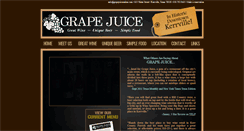 Desktop Screenshot of grapejuiceonline.com