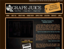 Tablet Screenshot of grapejuiceonline.com